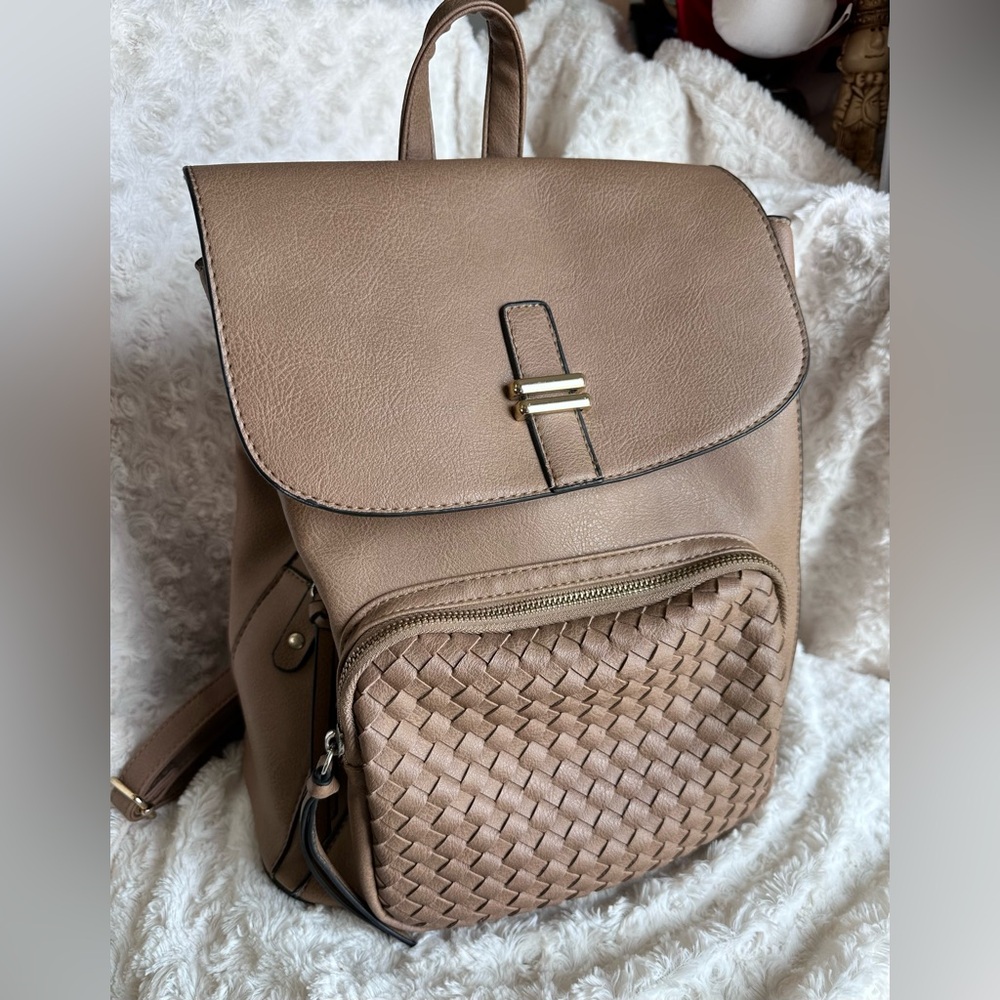 Underonesky Tan Backpack Multiple Pockets - image 2